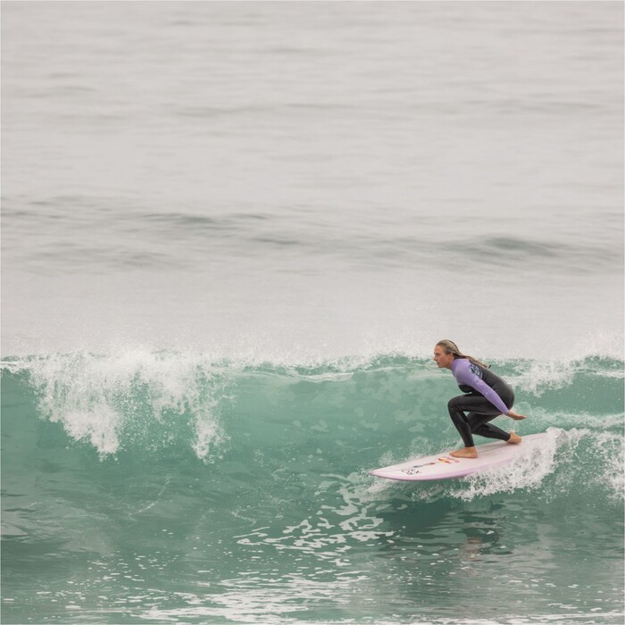 2024 Roxy Frauen Swell Series 4/3mm Gbs Rckenreiverschluss Neoprenanzug ERJW103124 - Anthracite Splash